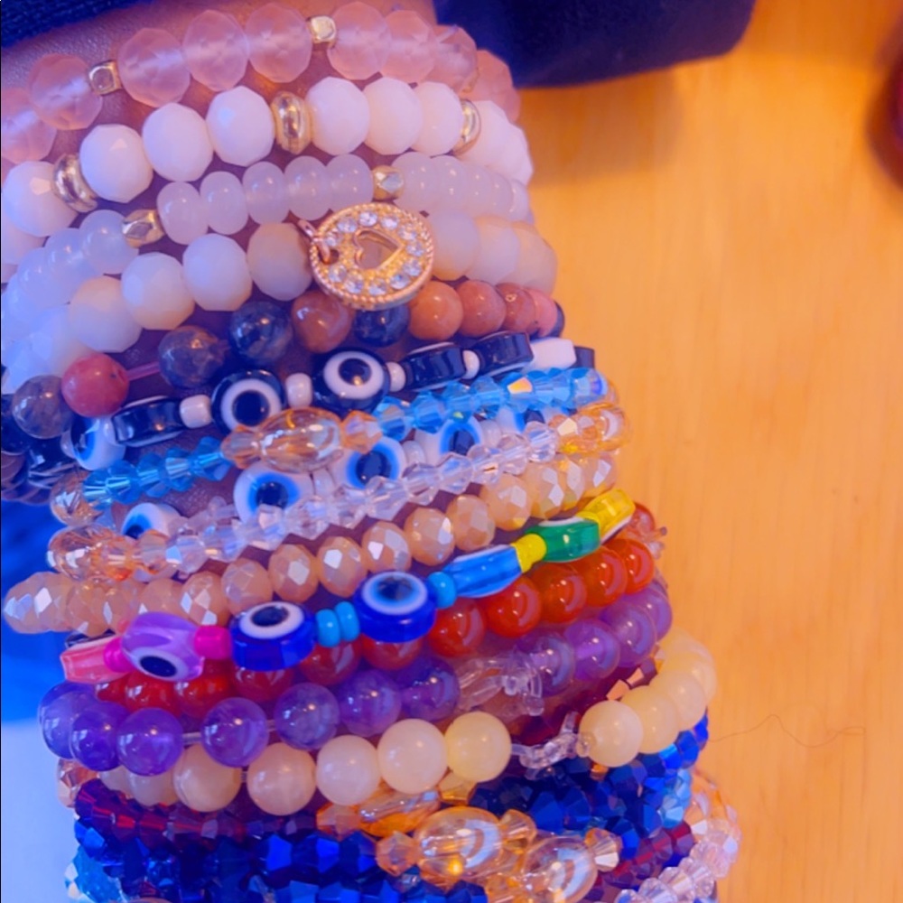 Bracelet with charm and without